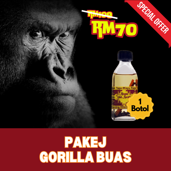 1 Botol ( Pakej Gorilla Buas )